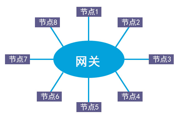传统的星型网络