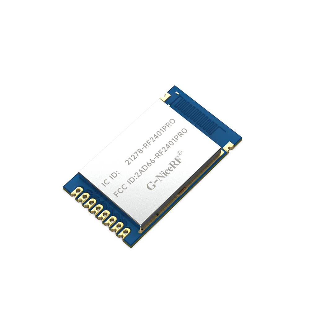 2.4G无线模块RF2401PRO-FCC/IC认证模块-nRF24L01+芯片无线通信模块