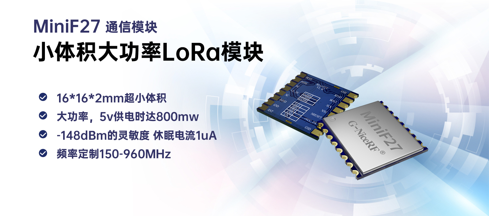MINIF27小体积通信模块
