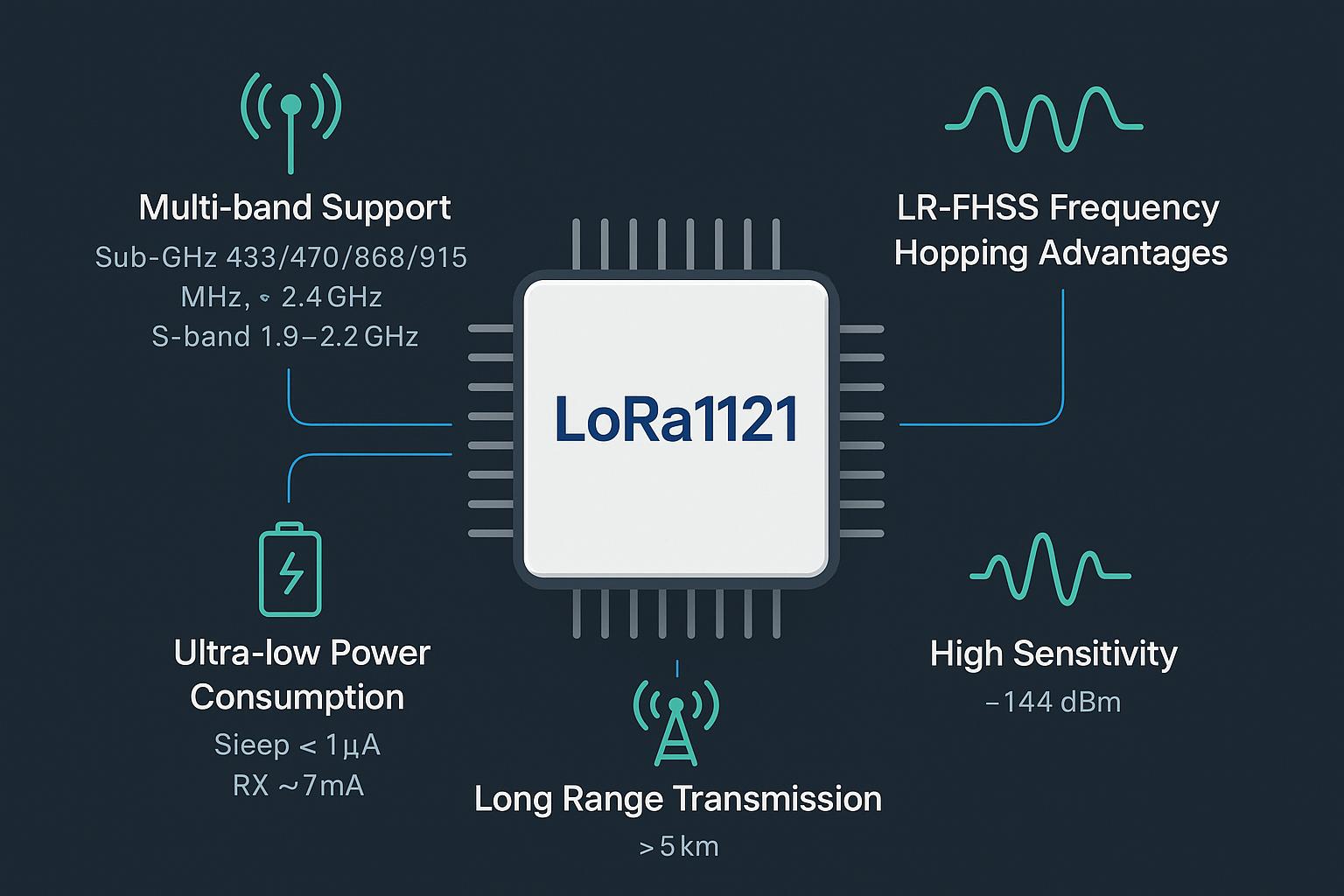 LoRa1121 模块核心技术特性