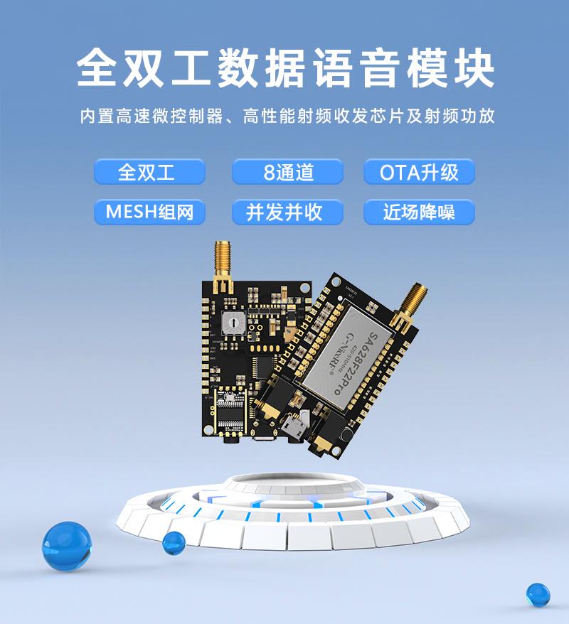 思为无线全双工对讲模块