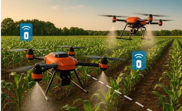 播种无人机的高精度航线规划与作业监控