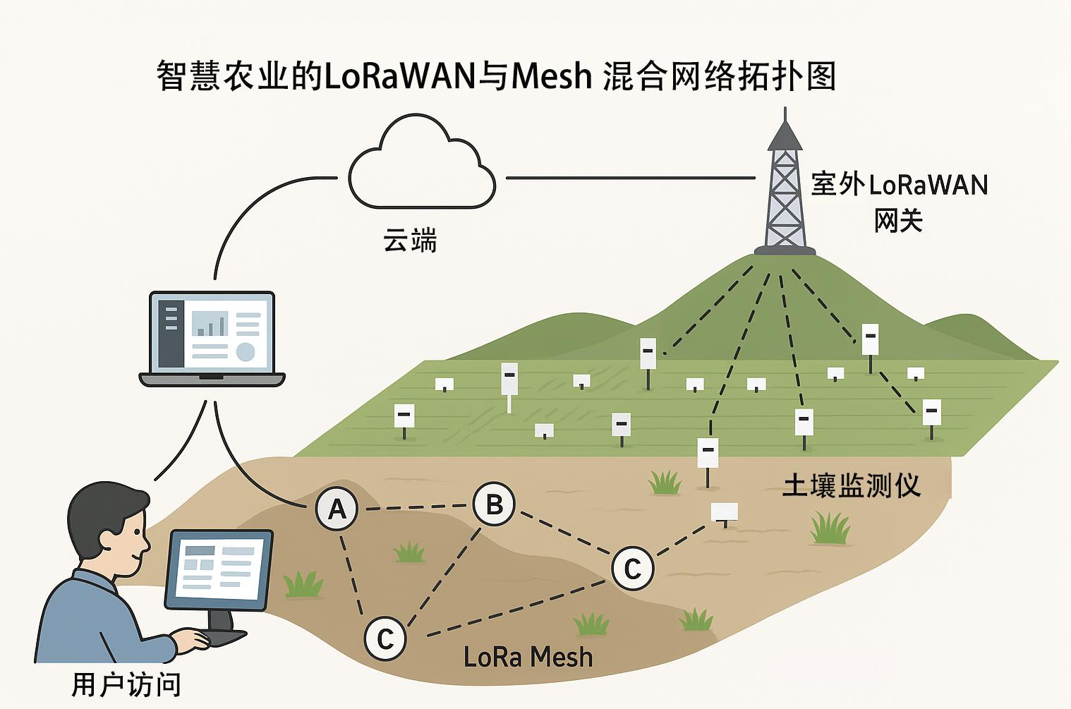 LoRa节点采集与Mesh对讲设计要点