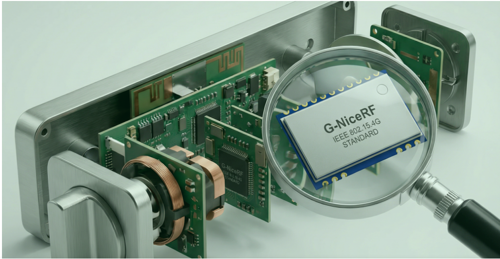 智能门锁内部系统