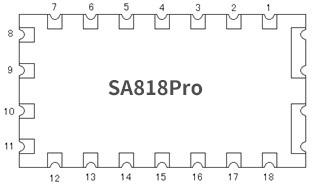 SA818SPRO典型应用电路