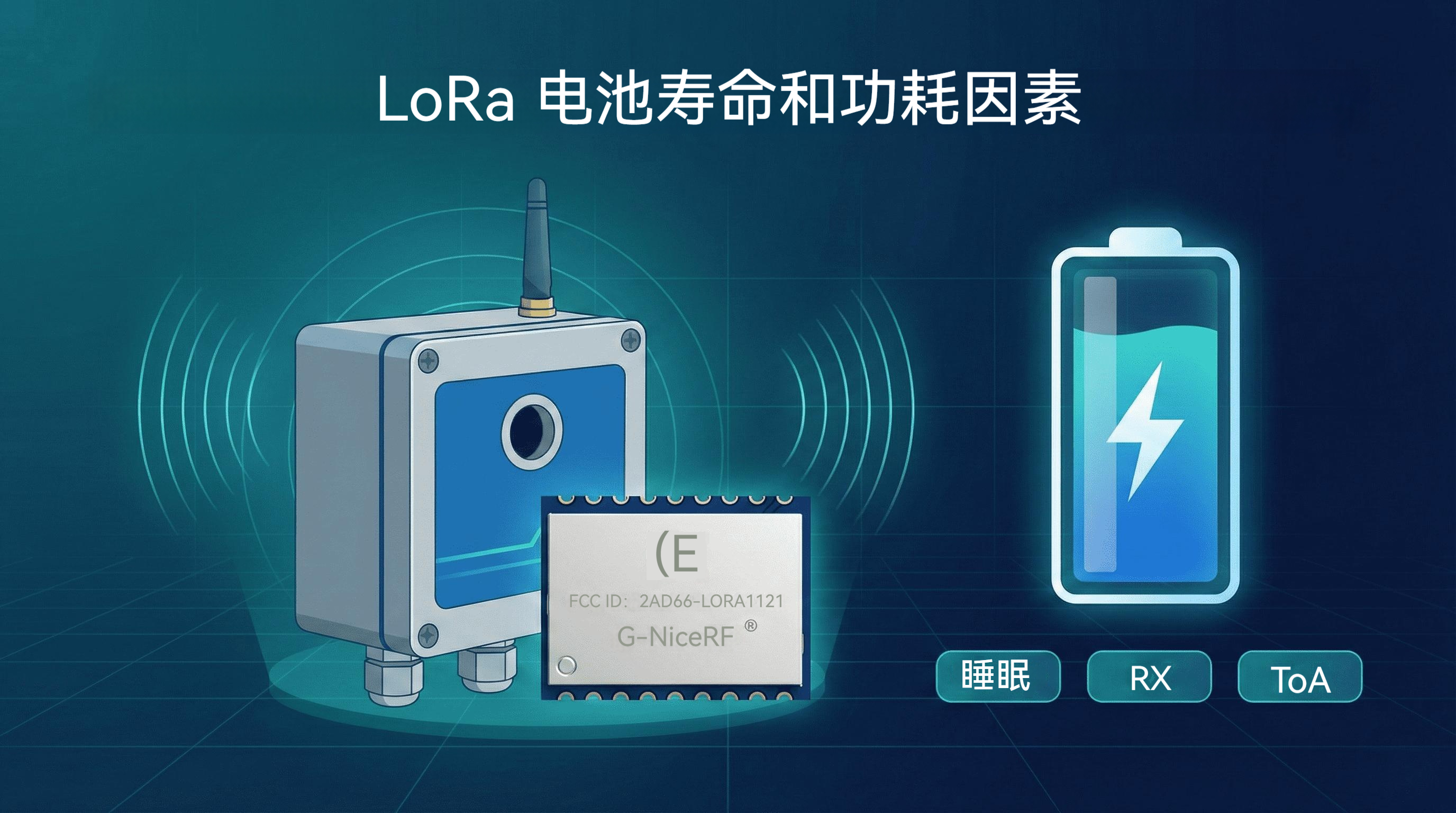 用功耗视角选 LoRa 模块，哪些才是影响电池寿命的因素？