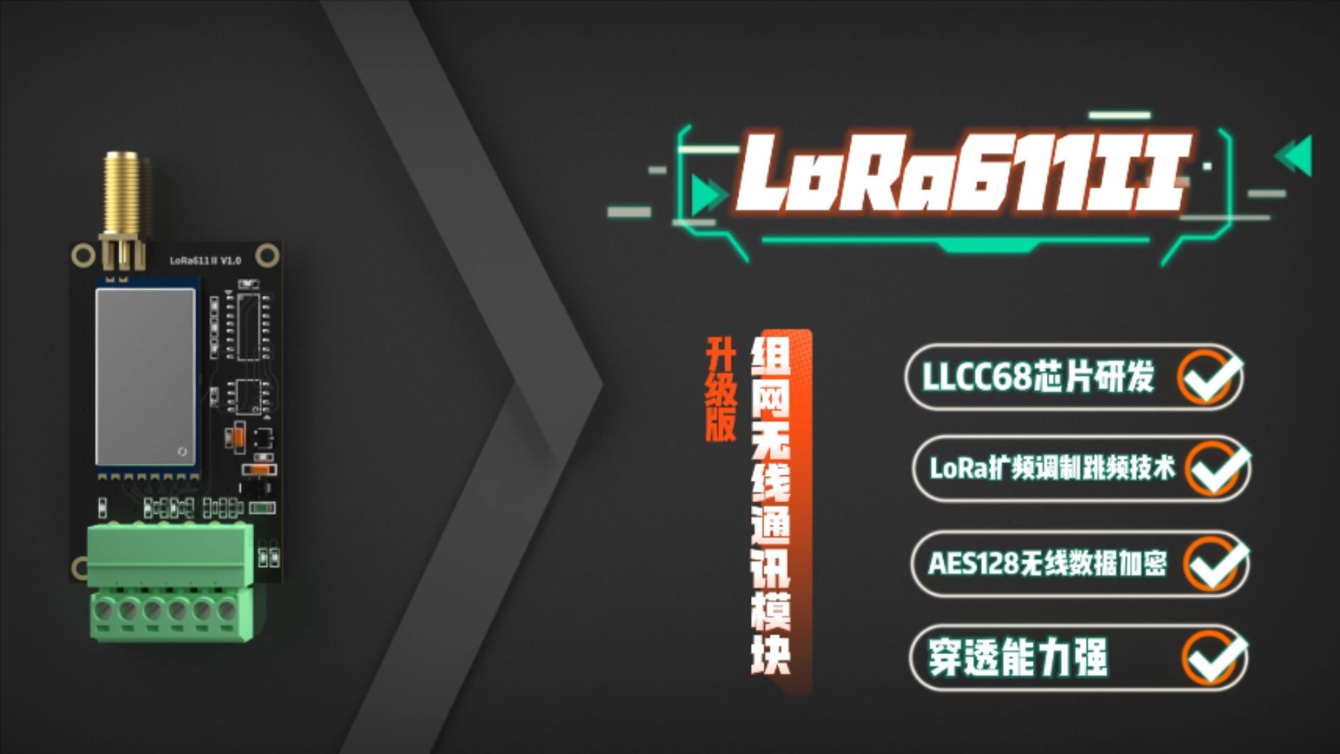 LoRa无线数传模块LoRa611II