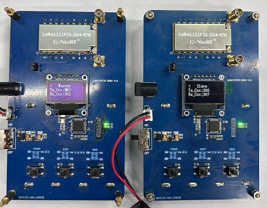 LoRa2021F33-2G4 demo