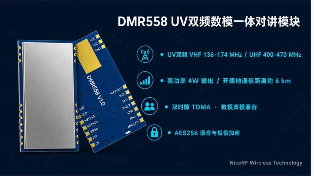 DMR558 对讲模块
