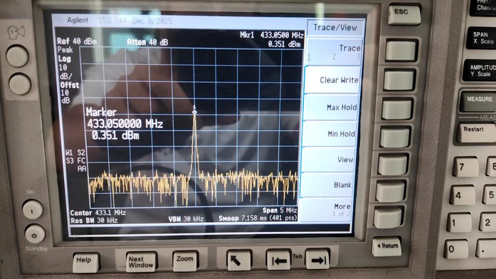 15KV 空气放电裸板静电测试 功率衰减到0DBM