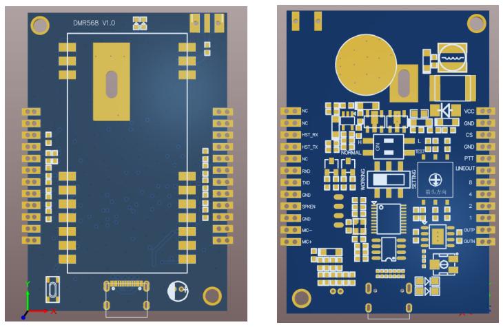 模块PCB封装采用焊盘开槽设计