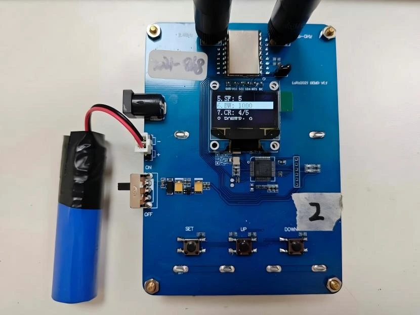 LoRa2021 DEMO V1.0 现场测试板