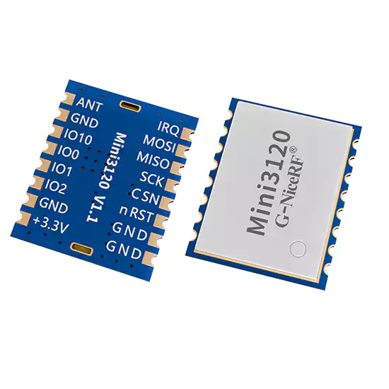 Mini3120 小体积 2(G)FSK 无线收发模块,SPI 接口